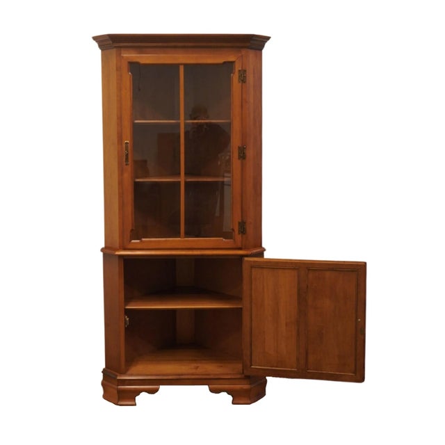 Tell City Solid Hard Rock Maple Colonial Early American Corner Display