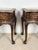 French Louis XV Style Nightstands with Marble Tops, 1940s, Set of 2 For Sale - Image 12 of 16