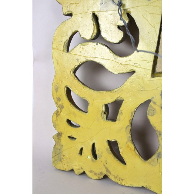Florentine Gilt Lacquered Wall Mirror, Italy, 1970s For Sale - Image 16 of 18