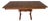 Tom Seely Solid Oak Trestle Style Twin Leaf Extension Dining Table For Sale