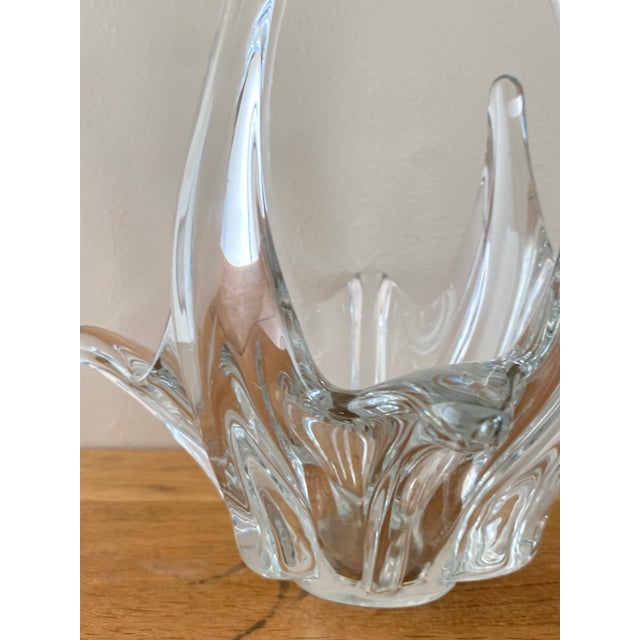 Large Vintage Crystal Centerpiece, 1960s For Sale - Image 6 of 18