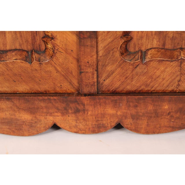 Late 19th Century Napoleon III Burl Walnut Two Door Cabinet For Sale - Image 9 of 13