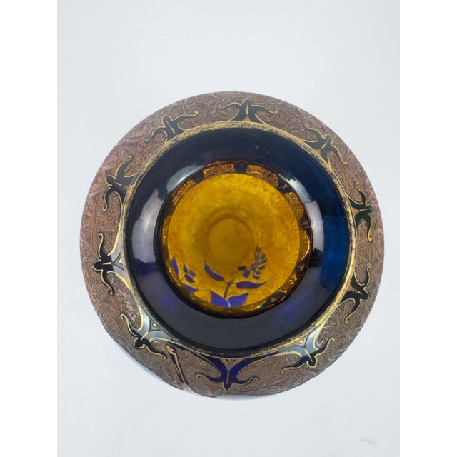 1900 - 1909 Saint-Louis Art Nouveau Crystal Vase, Désiré Christian Period, c.1900 For Sale - Image 5 of 18