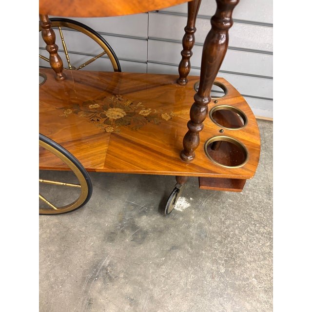 1970s 1970s Italian Tea Cart For Sale - Image 5 of 5