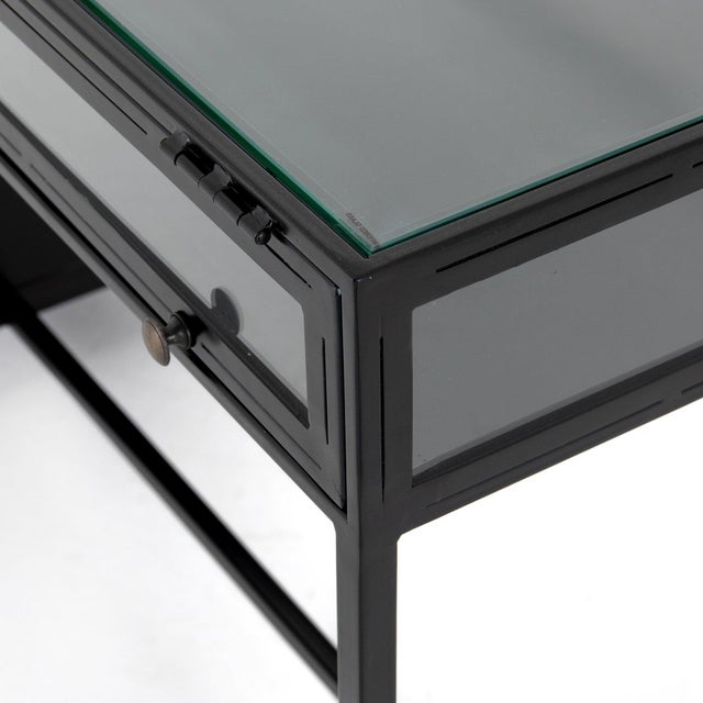 Four Hands Shadow Box Desk - Black For Sale - Image 9 of 12