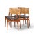 Mid-Century Modern E. Knudsen for Jensen & Lykkegaard Model 47 Mid Century Danish Teak and Cane Dining Chairs - Set of 4 For Sale - Image 3 of 10
