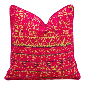 Orni Embroidered Floral Pillow