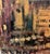 Abstract Cityscape 1960 Oil Painting Signed Chait Expressionist NYC City Scene, 1960 For Sale - Image 4 of 4
