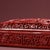 A gorgeous hand-carved cinnabar lacquer rectangular box with domed lid. Intricate deep relief carvings depict a...