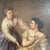 Victorian Antique Painting on Canvas Interior Scene With Two Women For Sale - Image 3 of 12