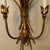 Mid 20th Century Vintage Italian Gilt Gold Metal Sheaf of Wheat Electric Candle Wall Sconce For Sale - Image 5 of 10