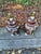 1960s Vintage Chinoiserie Brown & White Floral Ginger Jar Table Lamps – Pair For Sale - Image 5 of 7