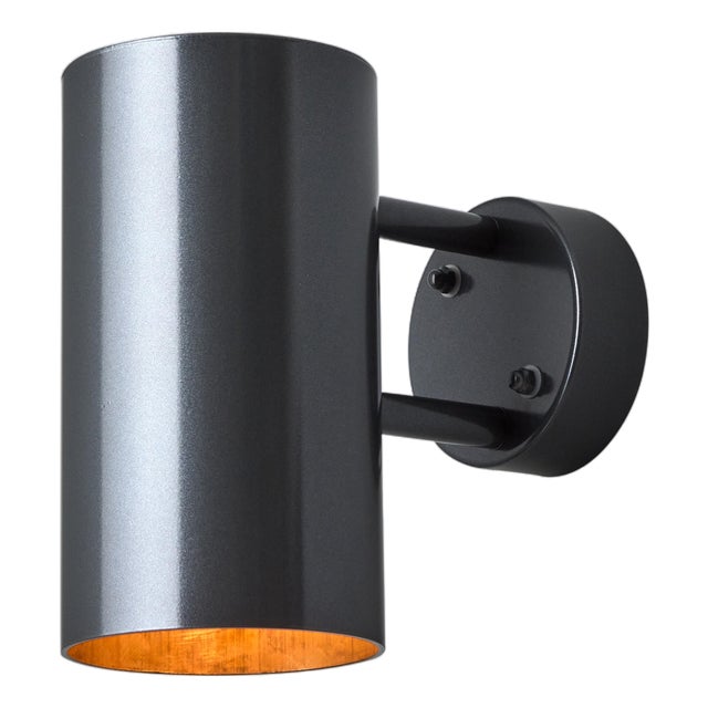 Large Hans-Agne Jakobsson C627 'Rulle' Outdoor Sconce in Painted Steel For Sale