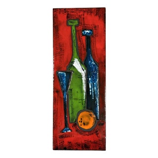 Vintage Ceramic Wall Decoration, 1960s For Sale