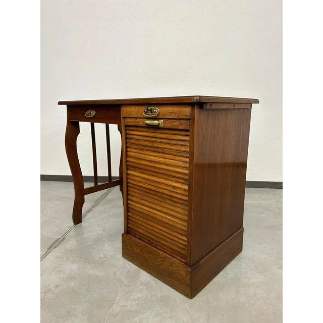 Small Art Deco Desk, 1930s For Sale - Image 8 of 12