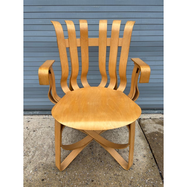 Knoll 1990s Frank Gehry for Knoll “Hat Trick” Chair For Sale - Image 4 of 11