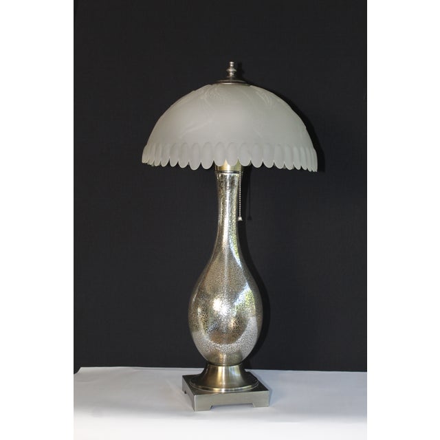 Mid 20th Century Cenedese Glass Style Lamp. For Sale - Image 10 of 11