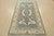 Tribal Oushak Rug 4’11” X 7’10” Blue Wool Tribal Hand-Knotted Oriental Carpet For Sale - Image 3 of 14