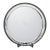 Vintage Prill Silver Co. 12" Silverplate Gallery Tray With Lion Crest, Beaded Rim & Paw Feet For Sale