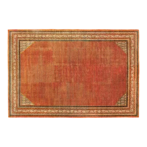Vintage Persian Saraband Oriental Rug, in Room size, W/ Paisley Design