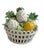 Ceramic 1970s Large Italian Majolica Trompe l'Oeil Tropical Fruit Basket Basket For Sale - Image 7 of 7