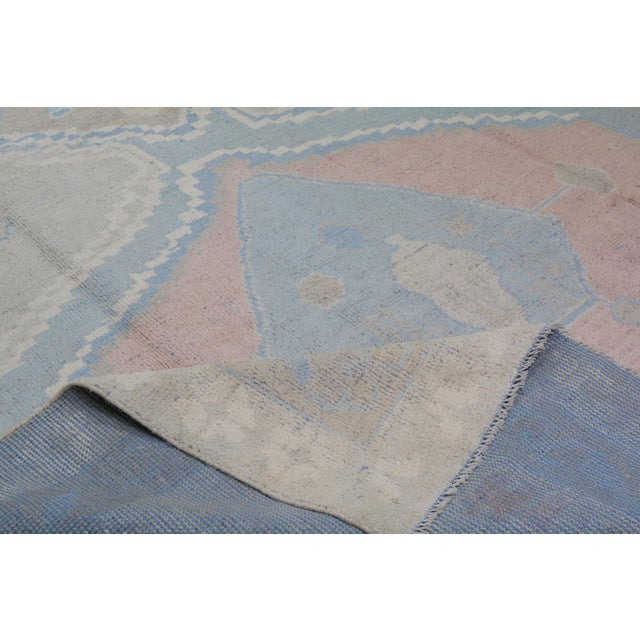 2010s Oushak Hand Knotted Wool Rug, 8'5"x12" For Sale - Image 5 of 6