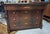 Wood Empire Style Commode with Swan-Neck Handles in Flamed Mahogany and Black Marble, 1920s For Sale - Image 7 of 8