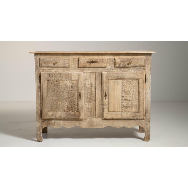 Wood French Oak Buffet, Antique, France, Early 19th Century For Sale - Image 7 of 16