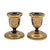 Mid 20th Century Mid-20th Century Burmese Lacquer Candlesticks and Serpentine Tray, Shwe Zawa Gold Leaf, Set of 3 For Sale - Image 5 of 10