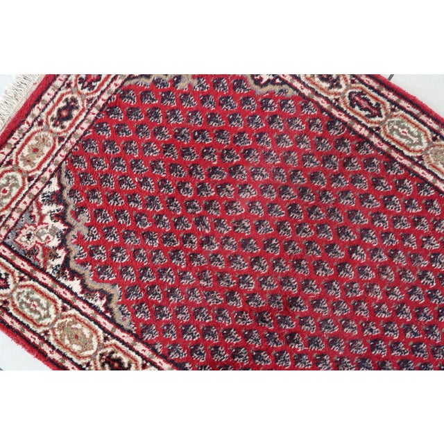 1970s, Handmade Vintage Indian Seraband Rug 3' X 5.3' For Sale In New York - Image 6 of 10