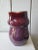 This 1960s clay vase cleverly disguises its heart-shaped opening and cheeky backside. Glazed in gorgeous plum, indigo and...