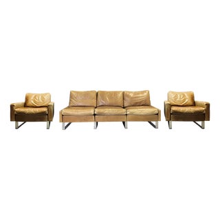 Leather Sofa Set from COR, Set of 3 For Sale