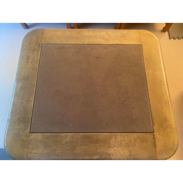 Unique Vintage Goatskin Card/Backgammon Table For Sale In Los Angeles - Image 6 of 10