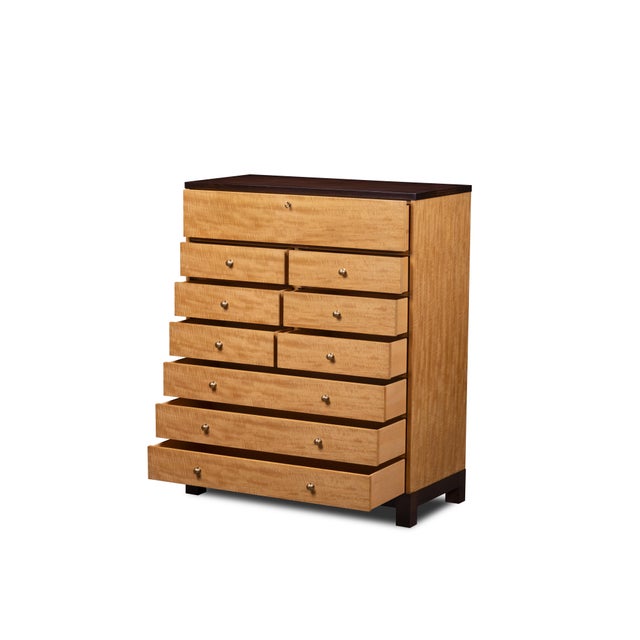 Clean-lined and impeccably crafted, this tall chest of drawers reflects Maitland-Smith’s devotion to materials and...
