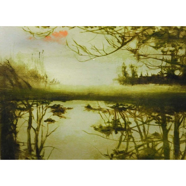 "Lake" 1988 Original Limited Edition Mezzotint by G. H. Rothe Hand signed & titled and numbered by the artist Frame Size:...