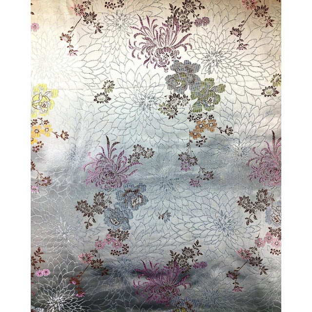 Silk Rayon Double Jacquard Upholstery Fabric For Sale