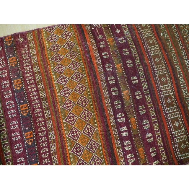 Vintage Tribal Nomadic Beluch Kilim Rug, Afghanistan, 1930s For Sale - Image 4 of 13