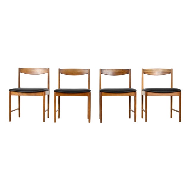 Teak Dining Chairs from McIntosh, 1960s, Set of 4 For Sale
