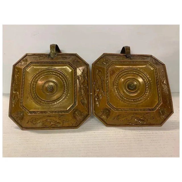 1910s Arts & Crafts Copper Chambersticks - A Pair For Sale - Image 9 of 10