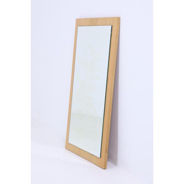Mid-Century Wood Wall Mirror, 1960s For Sale - Image 6 of 7