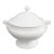 Antique French White Ironstone Lidded Soup Tureen For Sale
