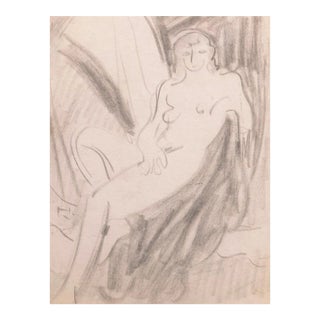 'Seated Nude' by Victor Di Gesu, Paris, Louvre, Salon D'Automne, Académie Chaumière, San Francisco Art Association, Los Angeles County Museum of Art For Sale