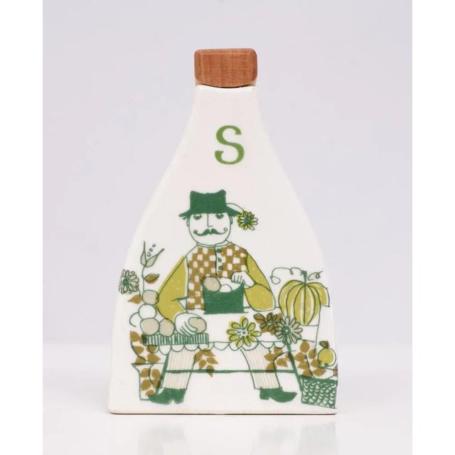 1960s Pepper & Salt Shaker by Figgjo Flint, 1960s, Set of 2 For Sale - Image 5 of 10