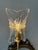 Italian Brass Glass Floor Lamp Murano For Sale - Image 10 of 13