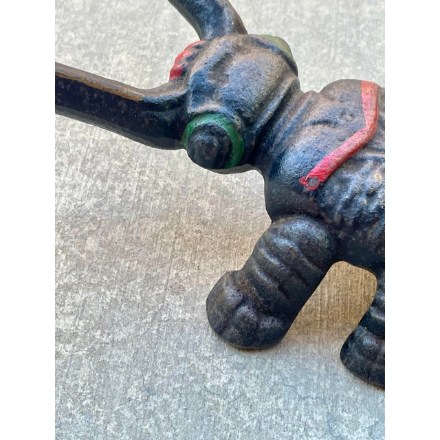 Metal Vintage Cast Iron Beetle Boot Jack For Sale - Image 7 of 12
