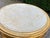 1980s Artisan Louis XVI Gold Beech Marble Side Table 1pc For Sale - Image 10 of 14