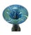 1990s Green, Yellow, & Blue Hand-Blown Marbled Glass Vase - Signed by Artist (1999) For Sale - Image 5 of 10