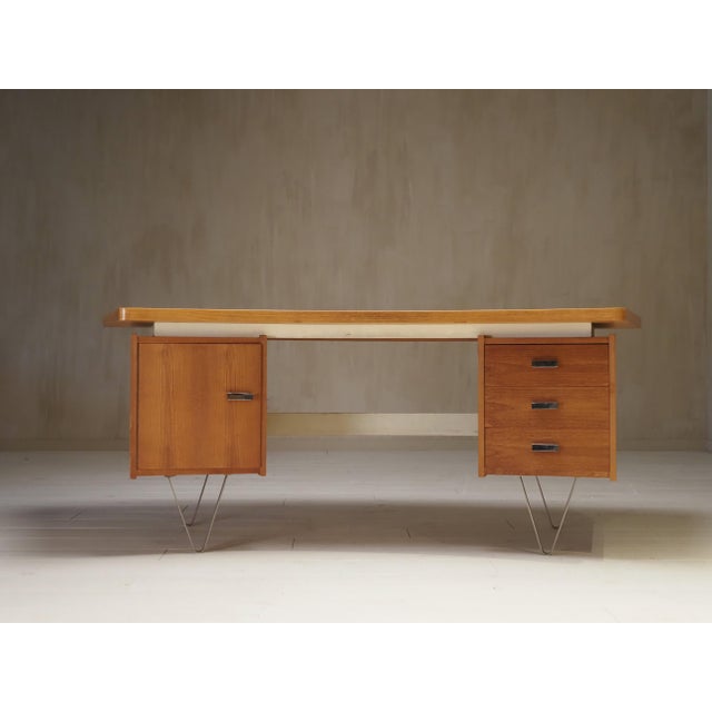 Boomerang Floating Desk from Tijsseling Nijkerk, the Netherlands, 1960s For Sale - Image 14 of 15