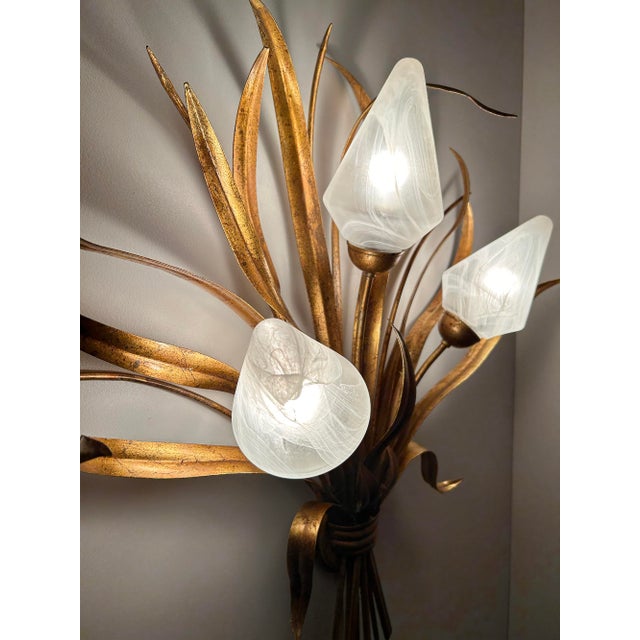 Large Vintage Bouquet Wall Light from Kögl For Sale - Image 16 of 17