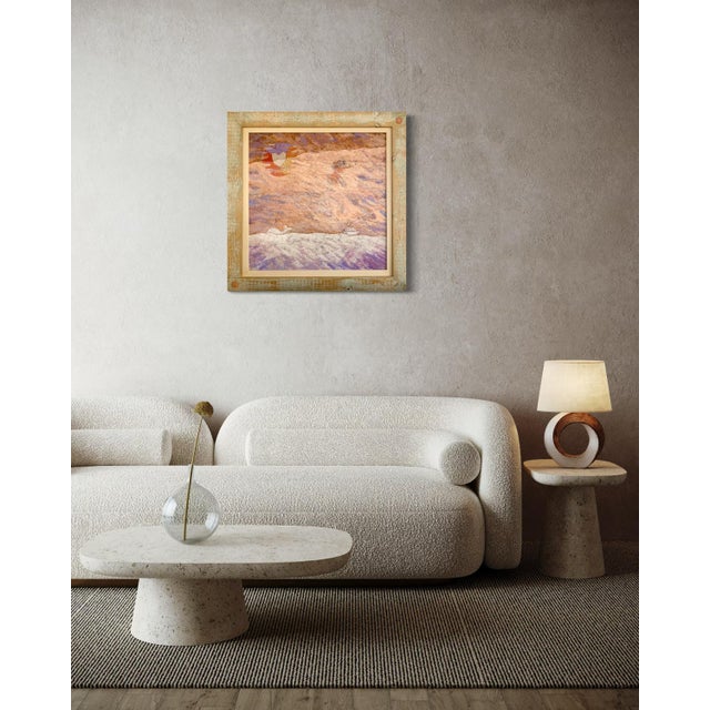 2010s Giampaolo Talani "Tracking the Whale" Oil on Board, Seascape, Tuscan Coastal Art, Italian Contemporary Art For Sale - Image 5 of 10